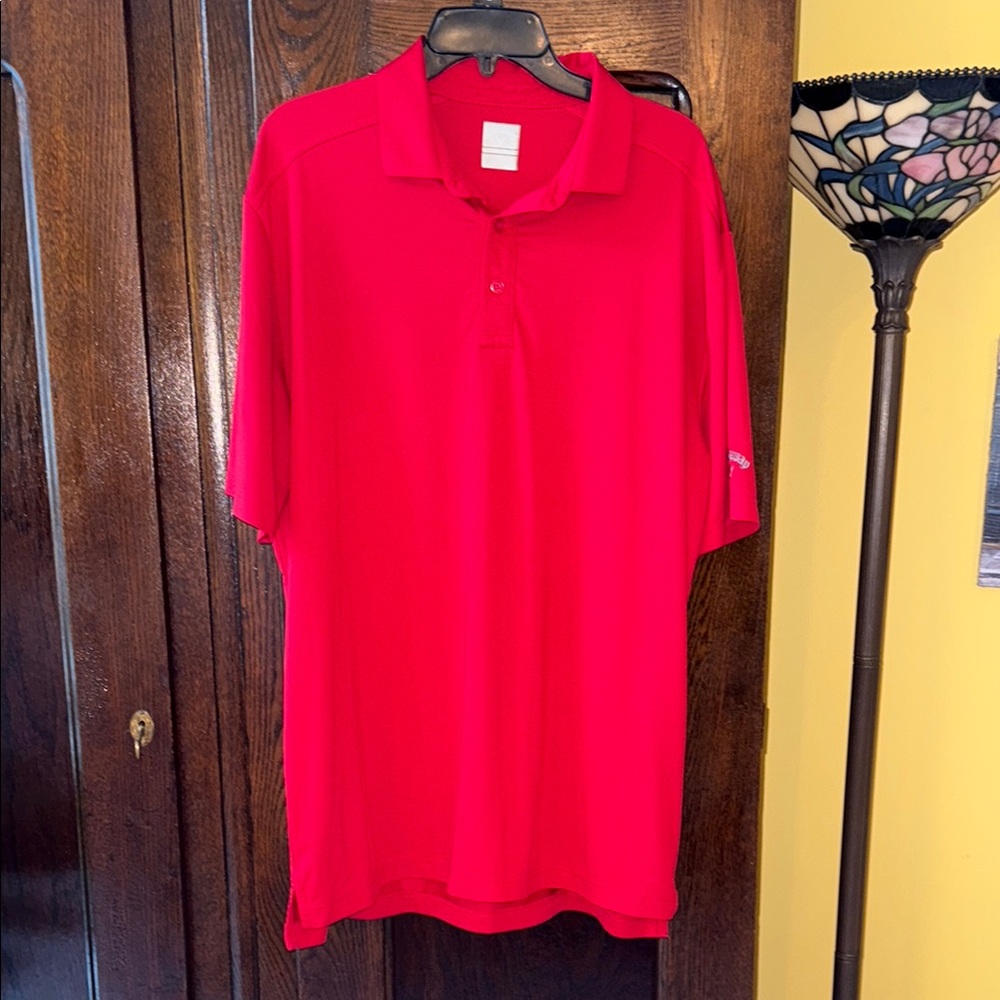 Callaway Red Opti-Dry Polo Shirt